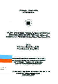Kajian dan model pembelajaran statistika di sekolah menengah pertama melalui penerapan pendidikan matematika realistik /