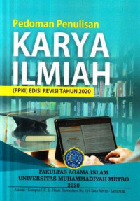Pedoman penulisan karya ilmiah :PPKI edisi revisi tahun 2020