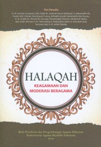 Halaqah keagamaan dan moderasi beragama /
