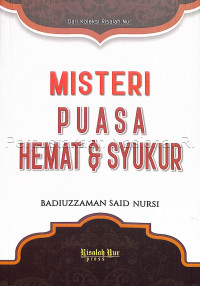 Misteri puasa, hemat dan syukur /