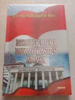 Cover of Intisari hukum acara mahkamah konstitusi Indonesia