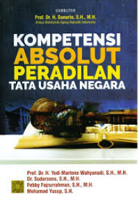 Image of Kompetensi absolut peradilan tata usaha negara