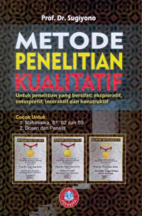 Image of Metode penelitian kualitatif